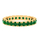 Vibrant Grown Labs-Lab Grown Emerald Wedding Eternity Ring