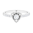 Vibrant Grown Labs-Lab Grown Diamond Flower Promise Ring